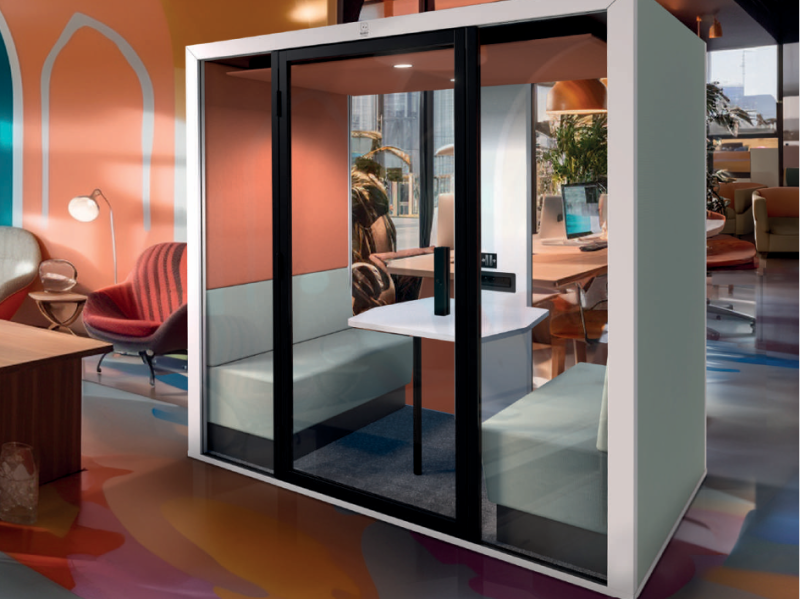 Cabine SIXO pour des réunions dans un cadre acoustique à Marseille