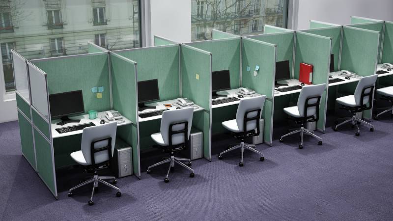 Achat de mobilier de bureau pour aménager un call center à Orange 84100