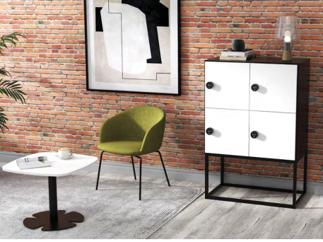 Casier 4 cases avec socle métal disponible à Bagnols sur Cèze