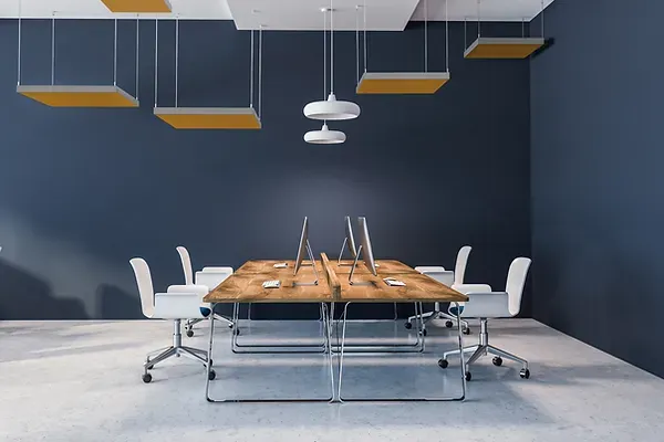 Panneaux acoustique de bureaux suspendus au plafond à MONTPELLIER 