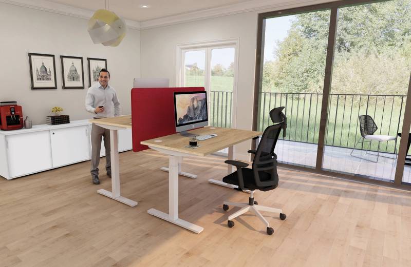 Bureau électrique ENVOL ONE réglable en hauteur pour espace de travail à Marseille