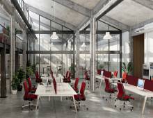 Mobilier de bureau bench de la gamme DIALOGUE de BURONOMIC à Marseille